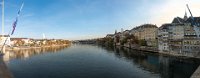 20161101-DSC 2386-Pano  Basel - Mittlere Brücke